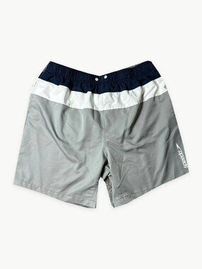 Speedo Men's Swim Trunks Swimming Shorts Gray Blue XXL 2XL
